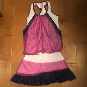 Lucky in love tennis outfit